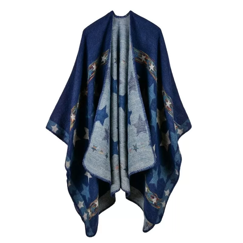 Boho Goth Poncho Wrap