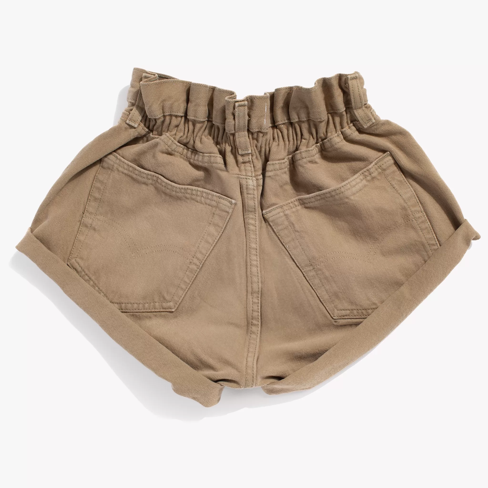 Boho Rollers Tan Vintage Shorts