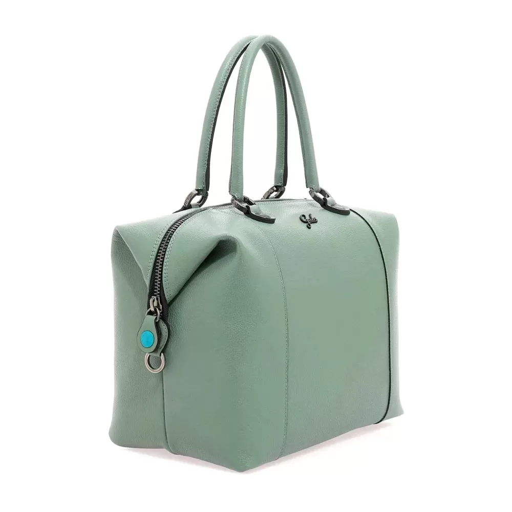 Borsa Donna a Mano con Tracolla GABS G3 PLUS in Pelle Martellata Tea Verde Large