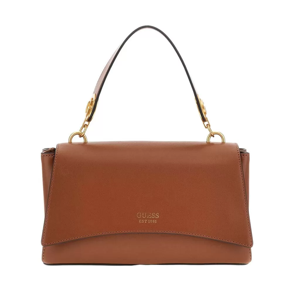 Borsa Donna a Mano con Tracolla GUESS Linea Masie colore Cognac