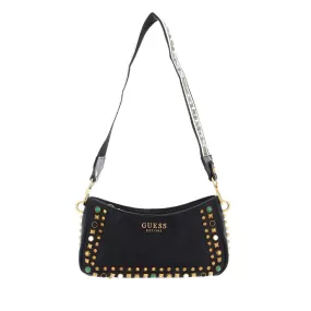 Borsa Donna a Spalla GUESS Chiusa con Zip Linea Radar colore Black