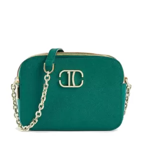 Borsa Donna a Tracolla 1A Classe Alviero Martini linea Rich Bag colore Verde Smeraldo GV99