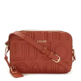 Borsa Donna a Tracolla LIU JO con Logo Trapuntato All Over colore Red Tea