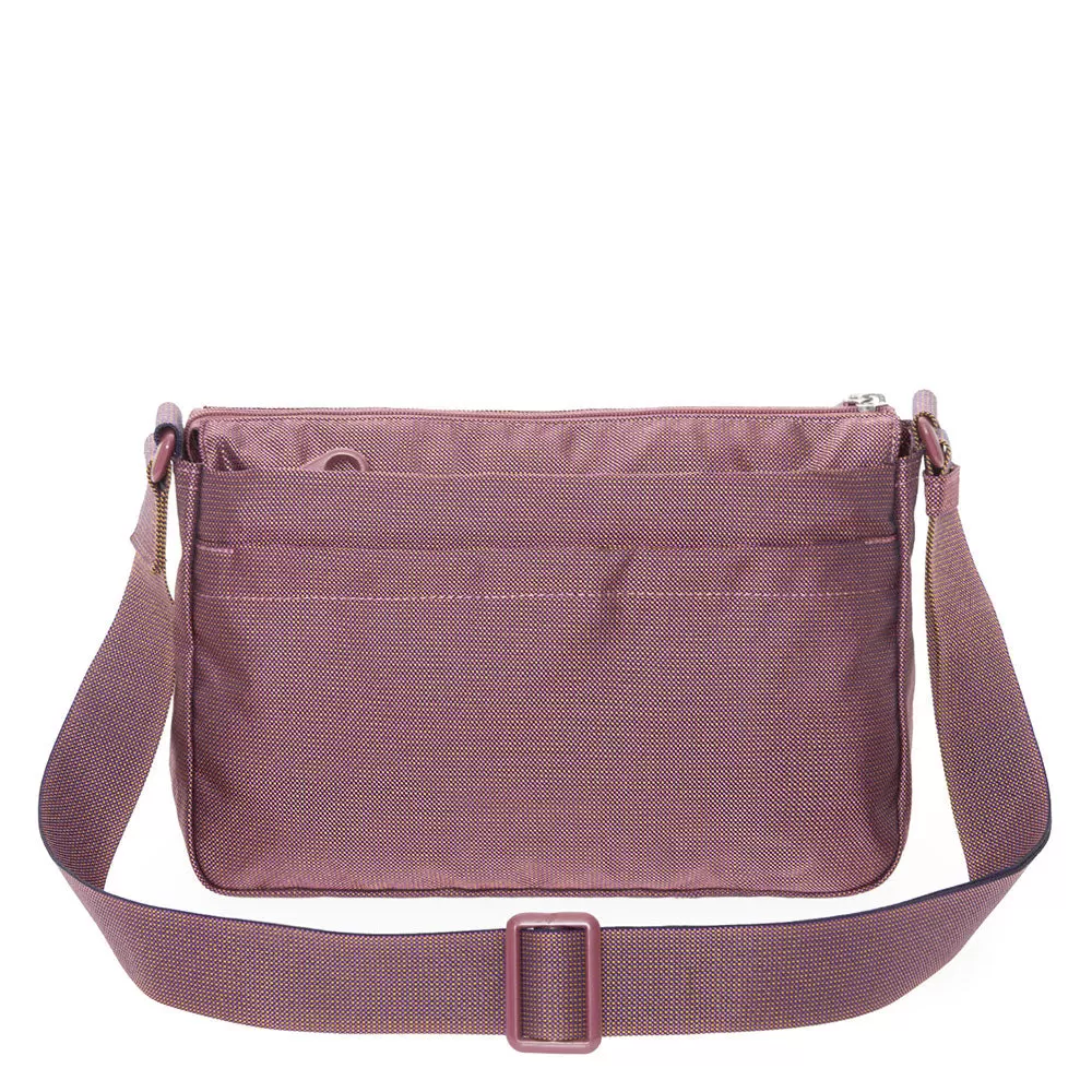 Borsa Donna a Tracolla Mandarina Duck in Tessuto Linea MD20 Colore Windsor Wine - P10QMTX5