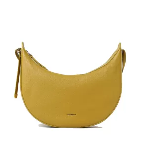 Borsa Donna Hobo a Spalla COCCINELLE in Pelle Linea Gleen Large Colore Citronella