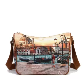 Borsa Donna Y NOT a Tracolla Regolabile linea YES-370 Venice Sunset