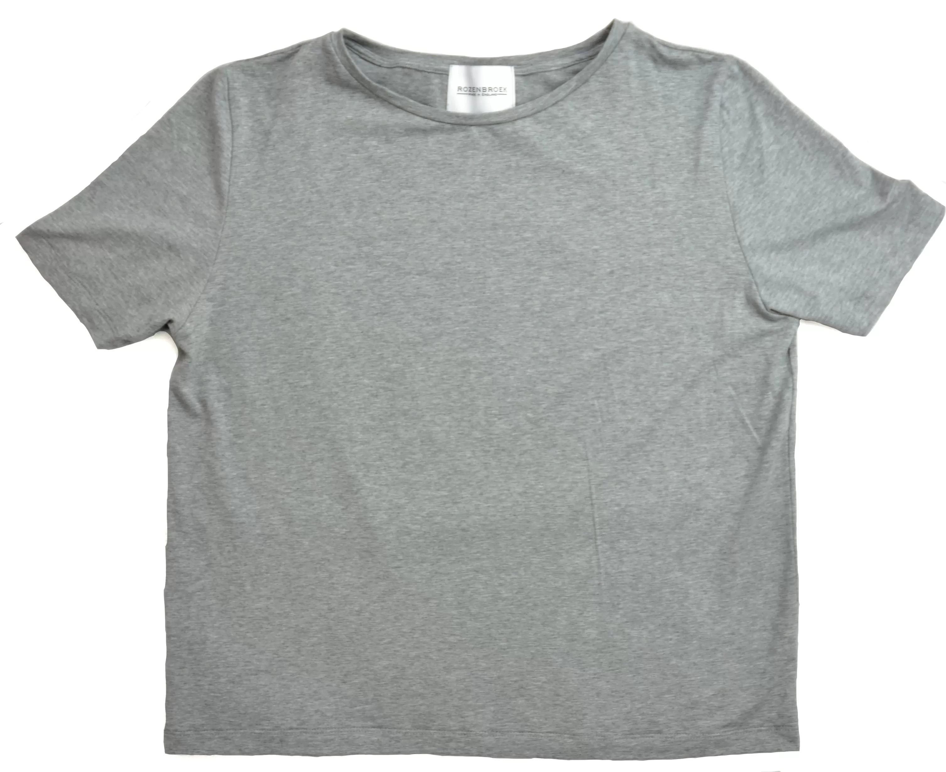 Boxy Fit SS Organic Cotton/ Bamboo T-Shirt in Grey