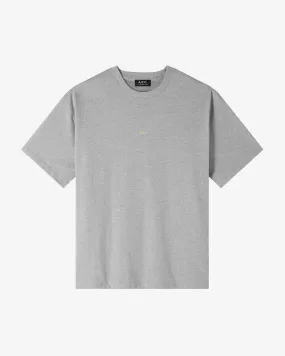 Boxy Micro Logo T-Shirt Heather Gray