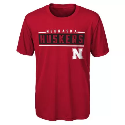 Boys' Nebraska Huskers Youth Amped Up T-Shirt