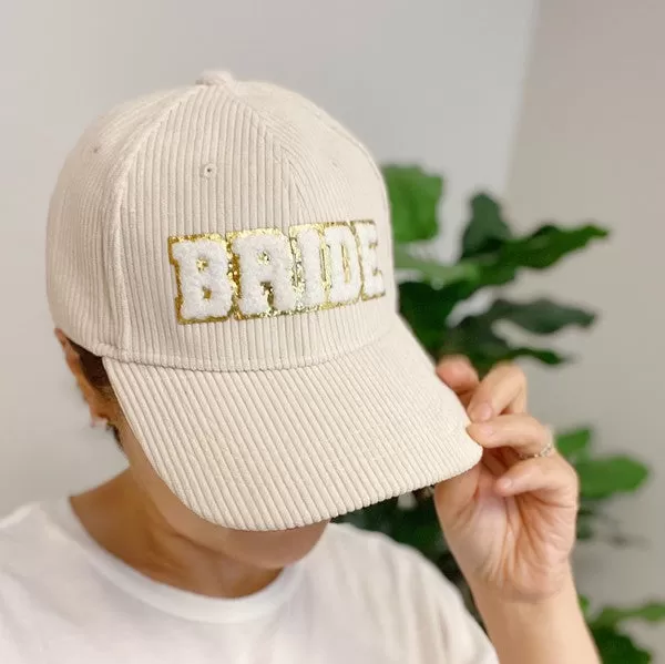 Bride Corduroy Ball Cap