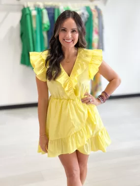 Brilliant Moves Yellow Dress