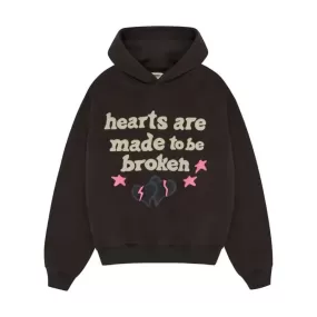 Broken Planet Hearts Are Made Hoodie Soot Black