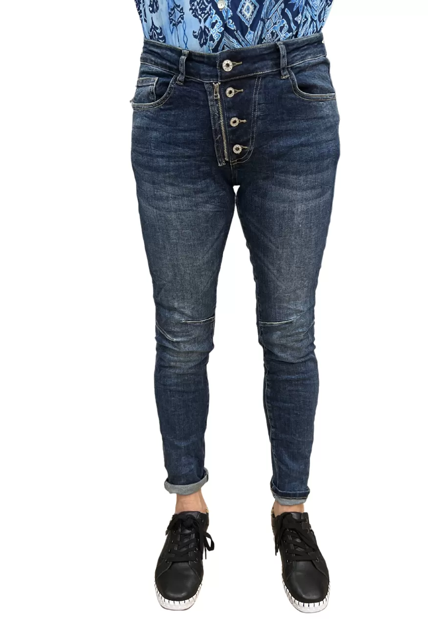 Button Fly Italian Jean | Denim