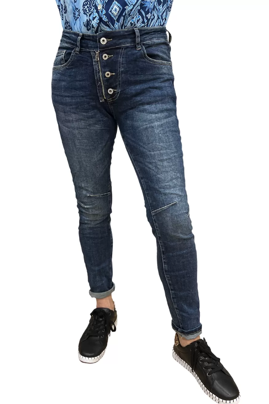 Button Fly Italian Jean | Denim