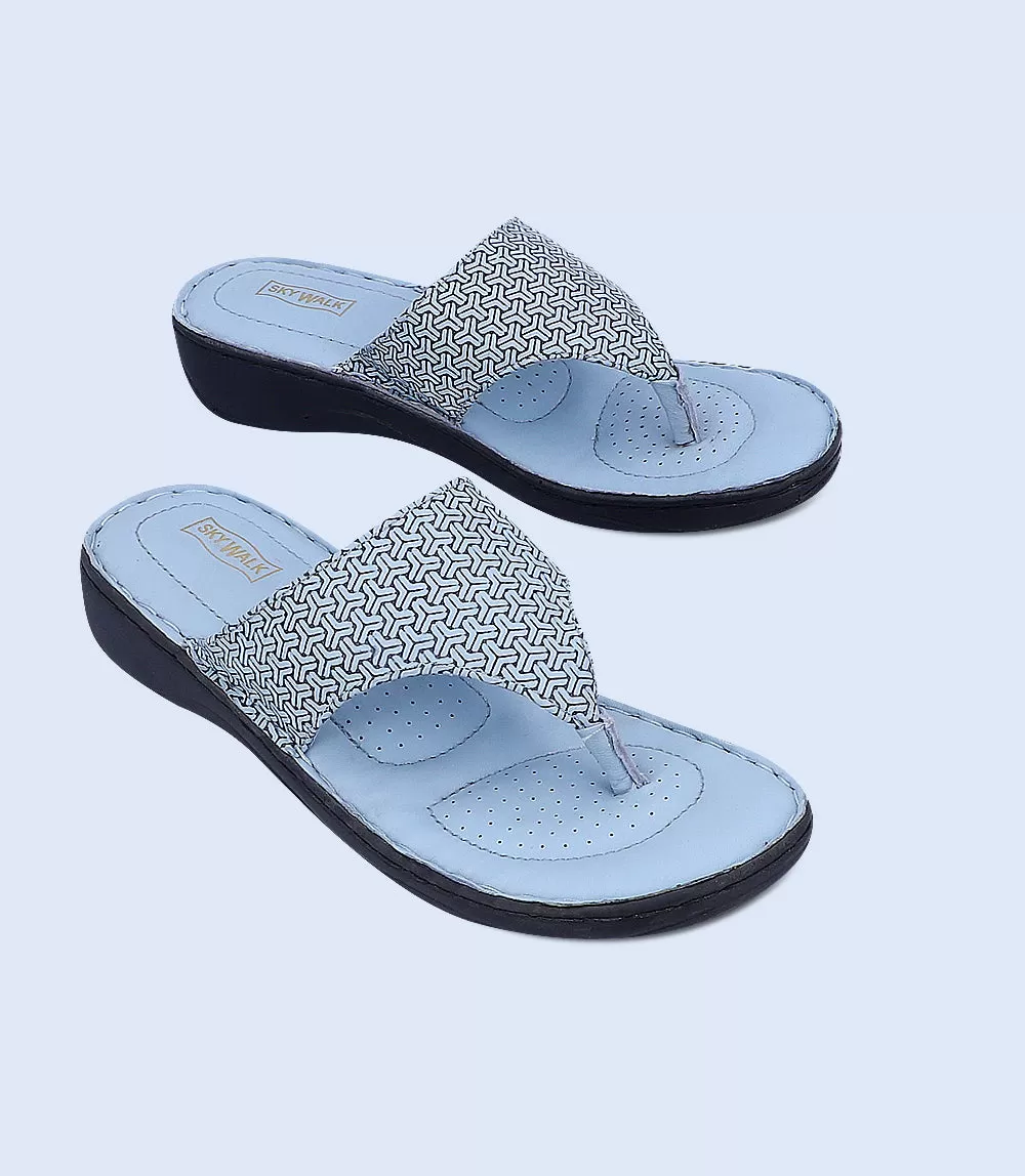 BW2449-SKY-BLUE-Women Comfort Chappal