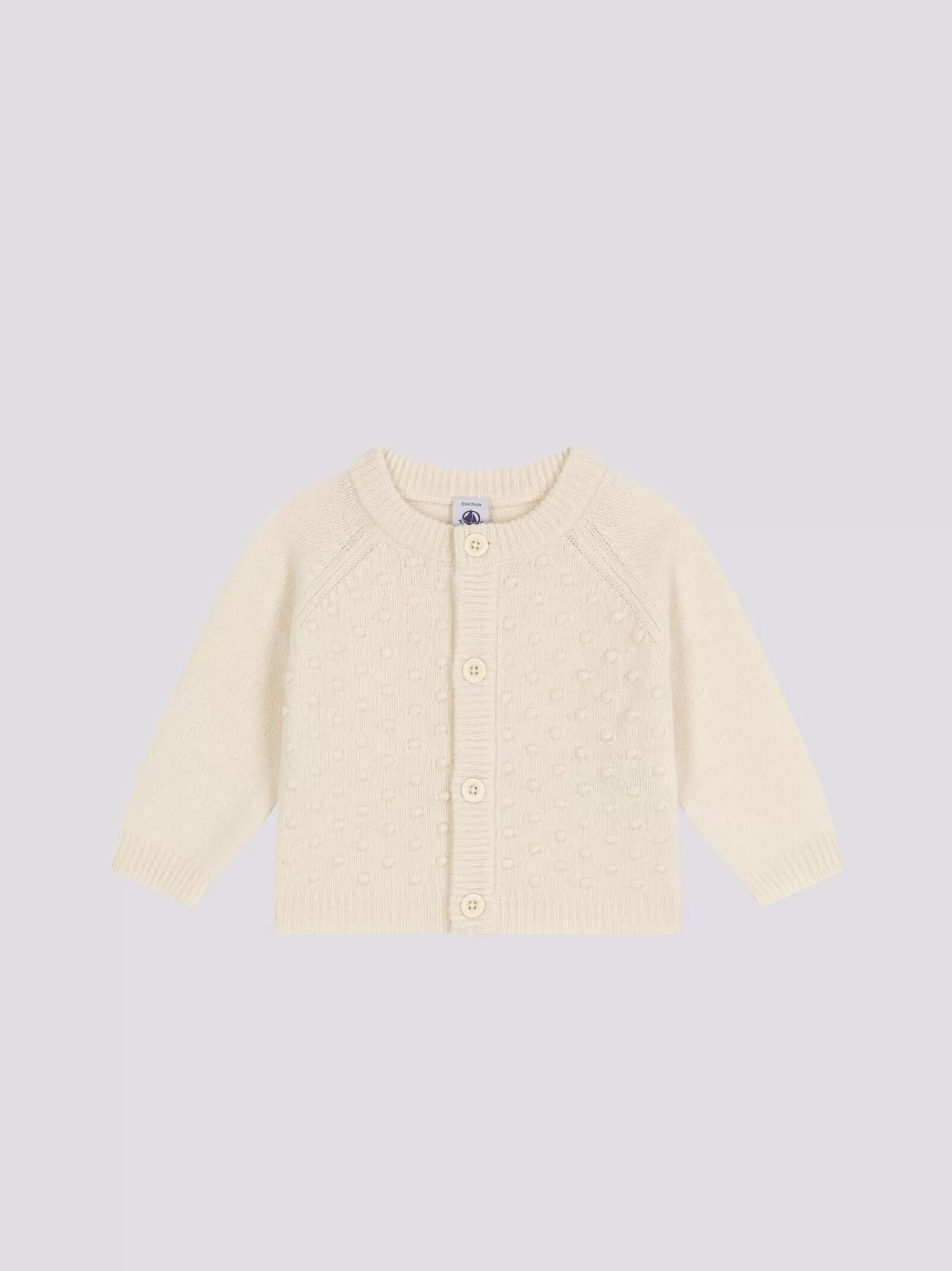 CARDIGAN IN TRICOT DI LANA E COTONE BEB