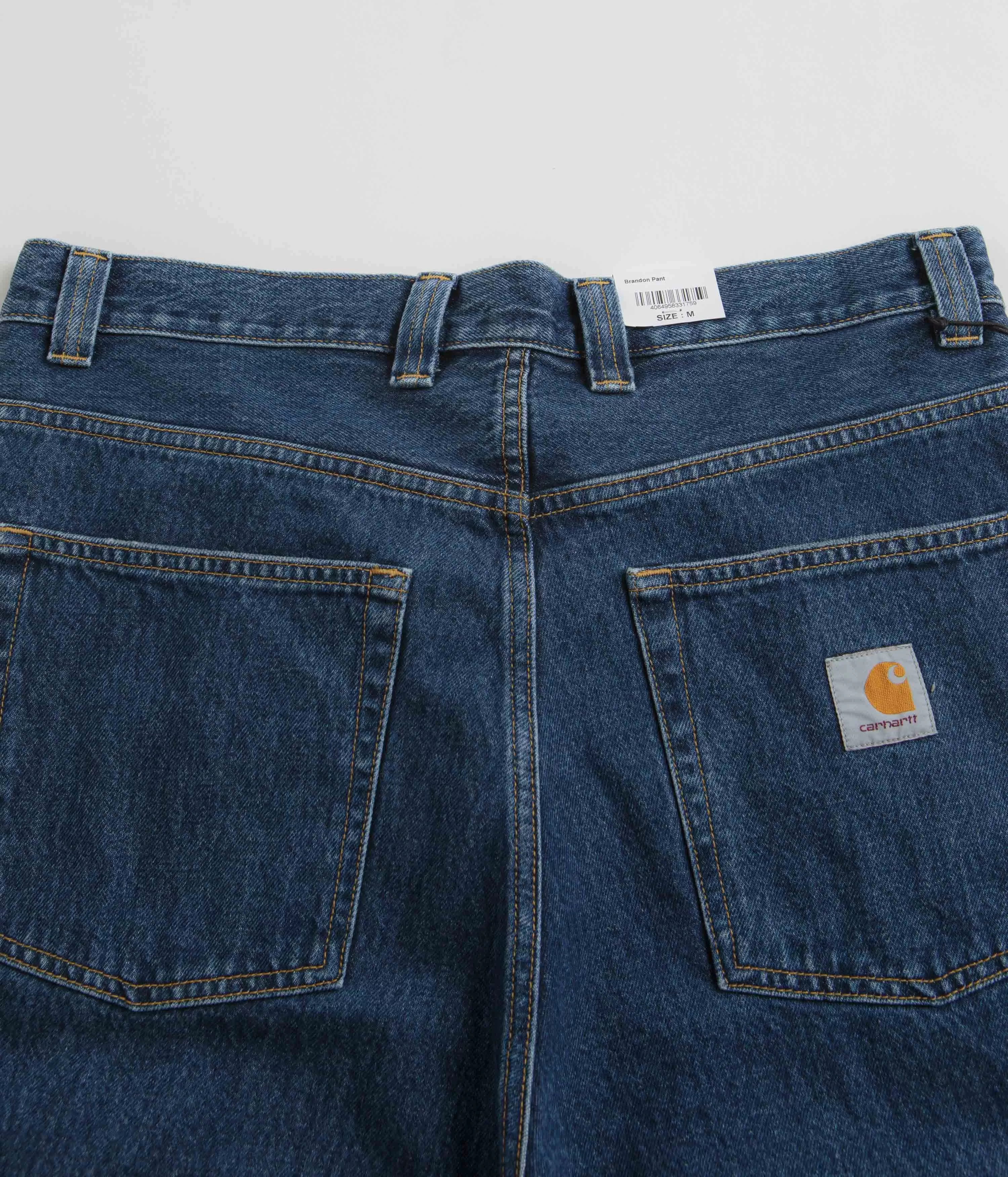 Carhartt Brandon Denim Pants - Blue Stone Wash