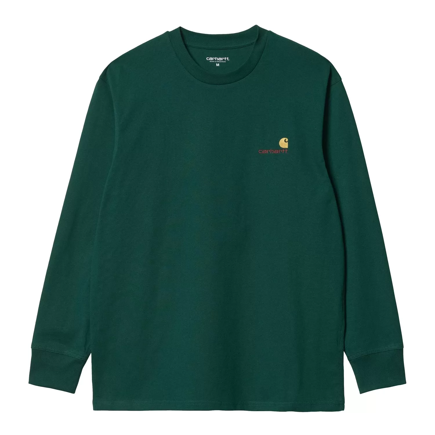 Carhartt L/S American Script T-Shirt - Hedge