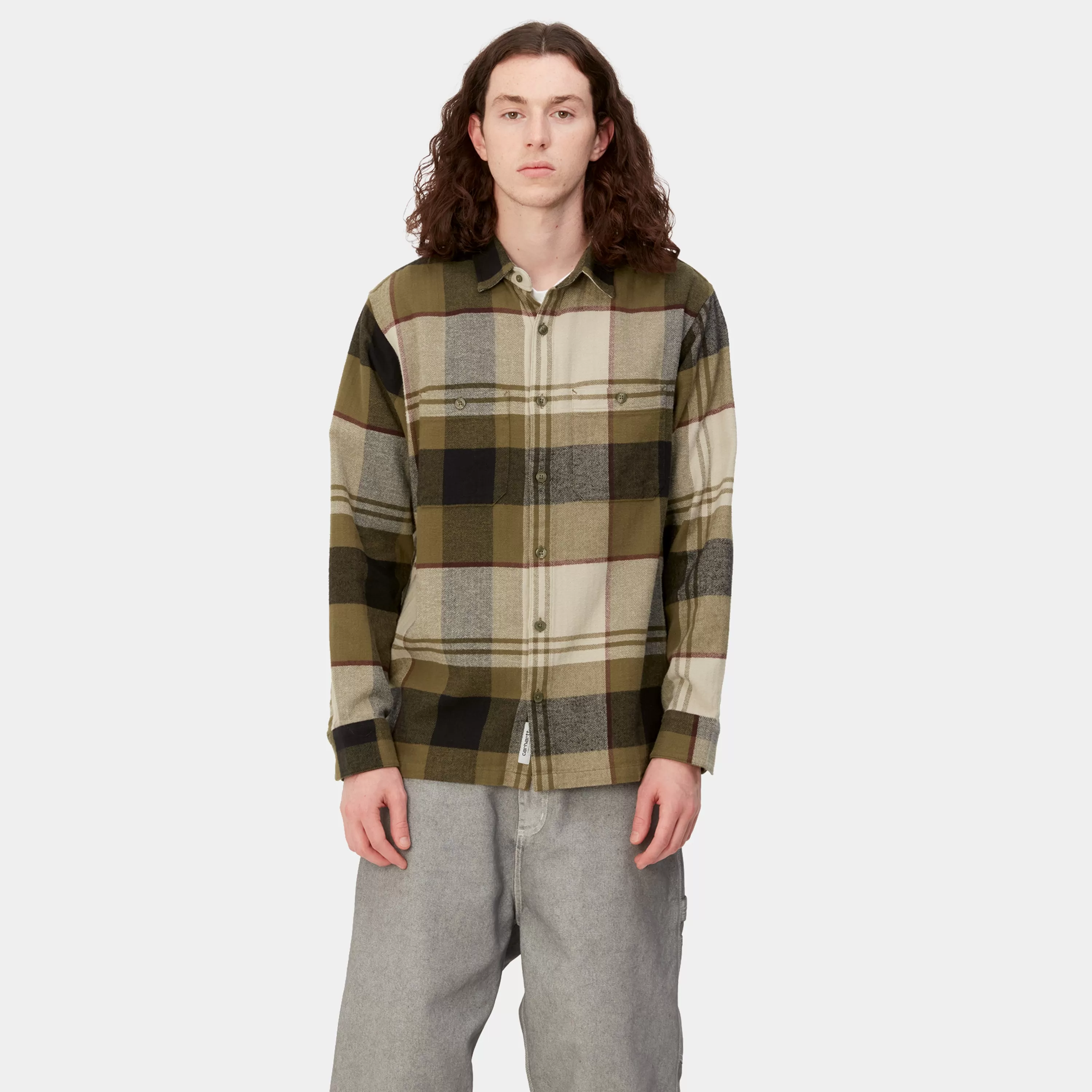 Carhartt L/S Dellinger Shirt - Dellinger Check / Highland