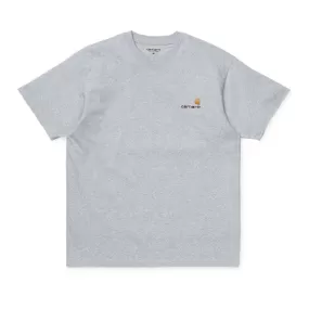 Carhartt S/S American Script T-Shirt Ash Heather