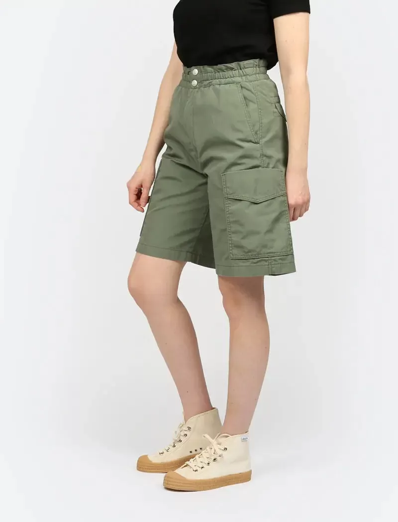 Carhartt WIP Denver Short Dollar Green Stone Washed