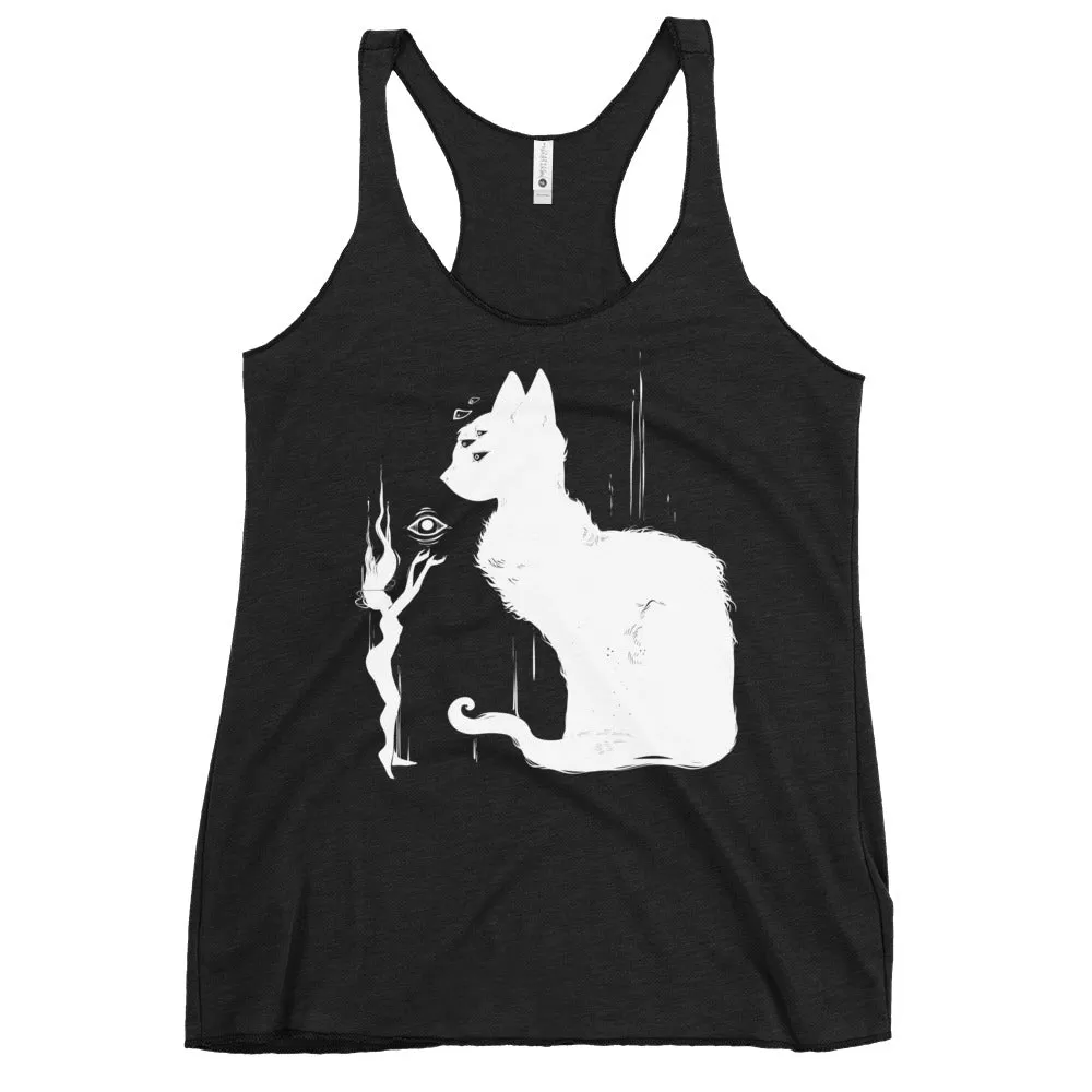 Cat Offering, Racerback Tank Top