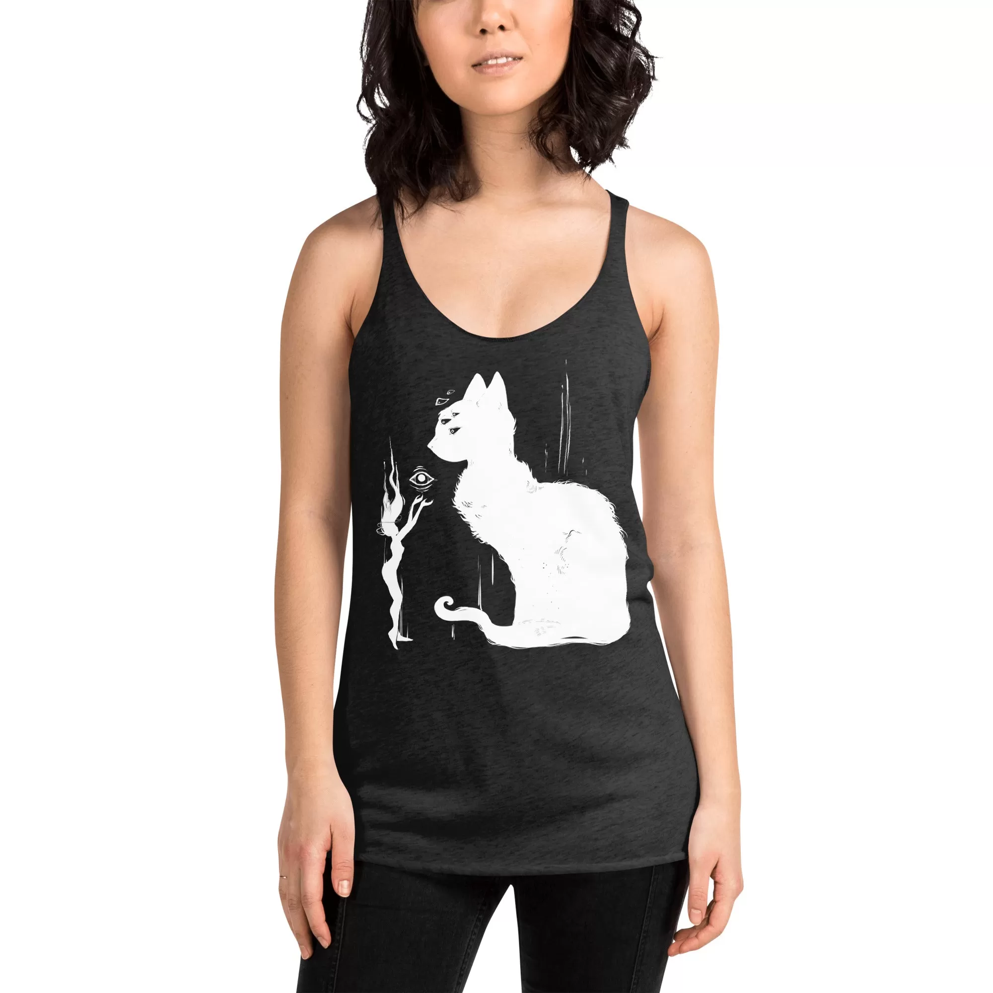 Cat Offering, Racerback Tank Top