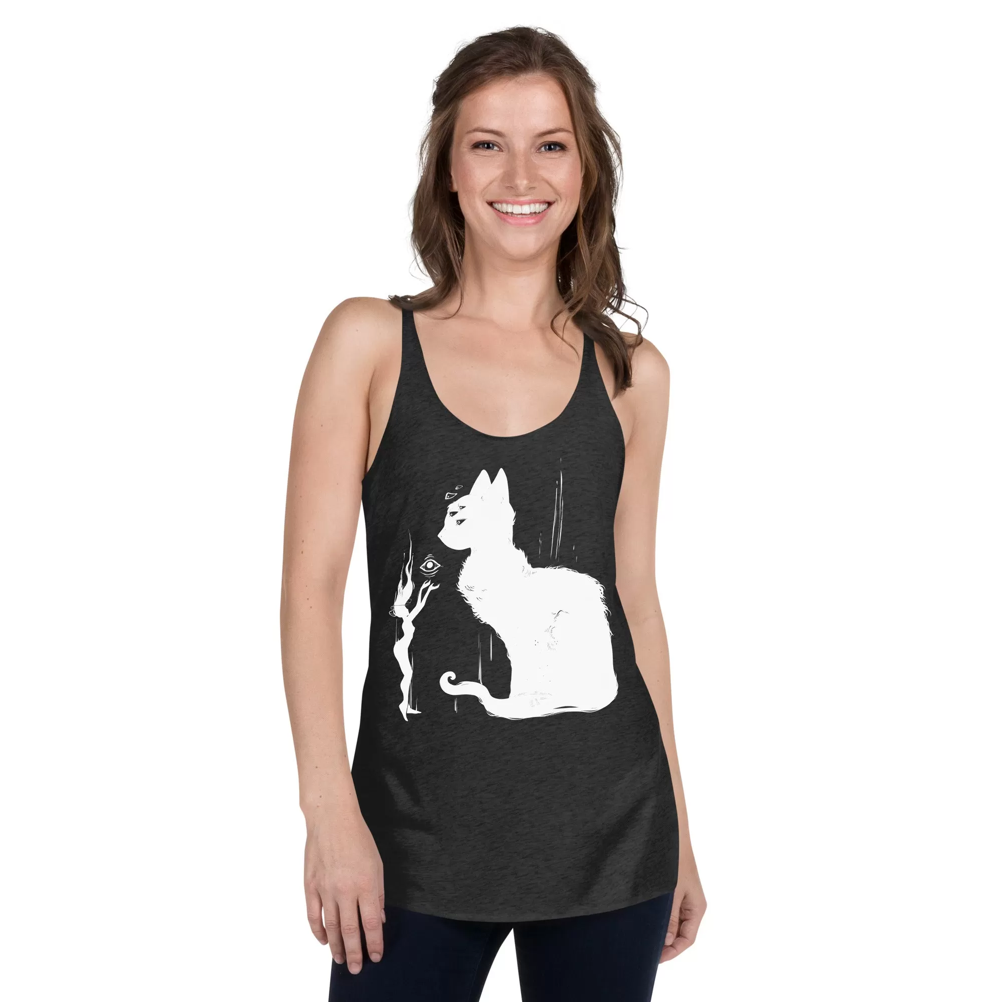 Cat Offering, Racerback Tank Top