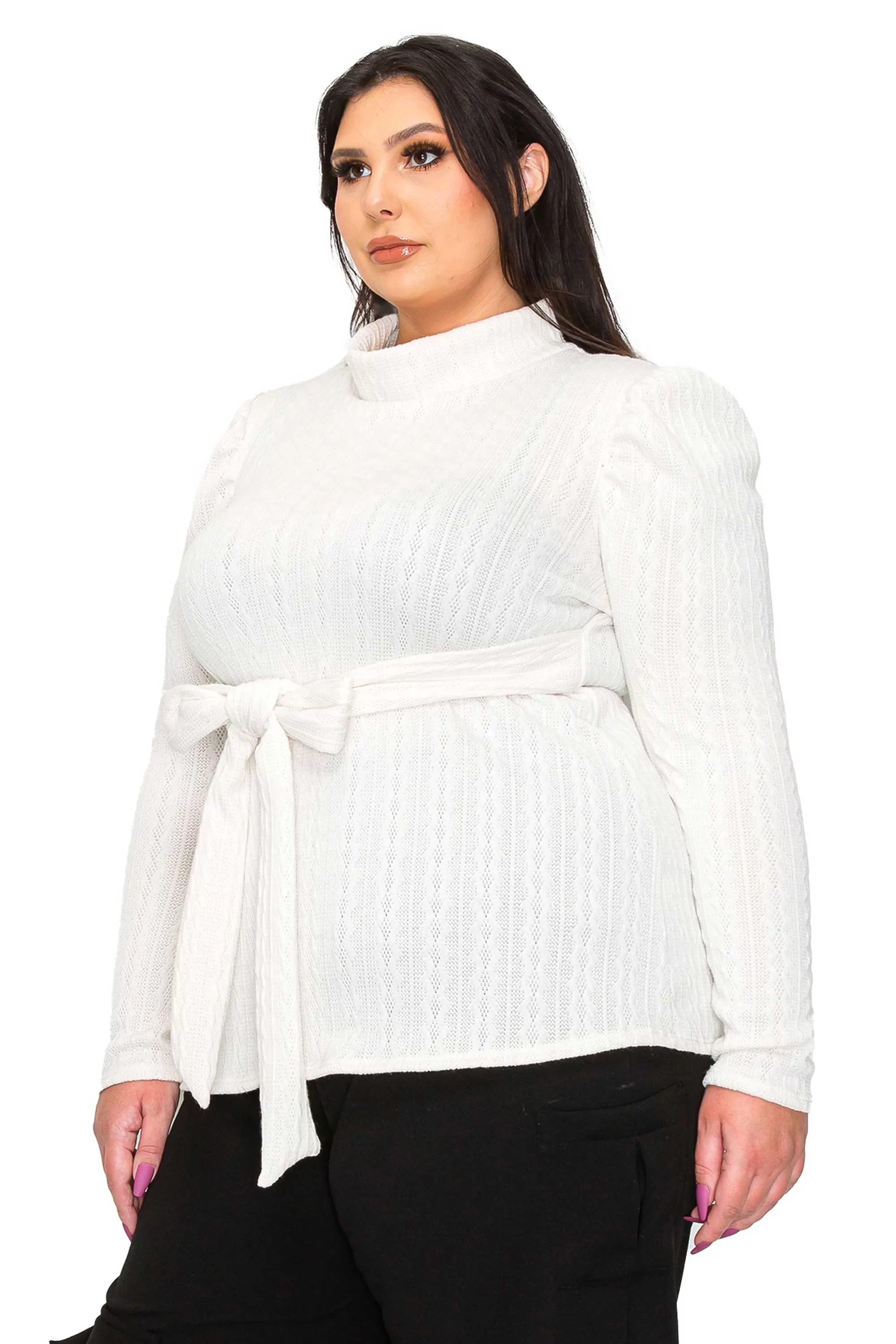 Catriona Waist Tie Sweater