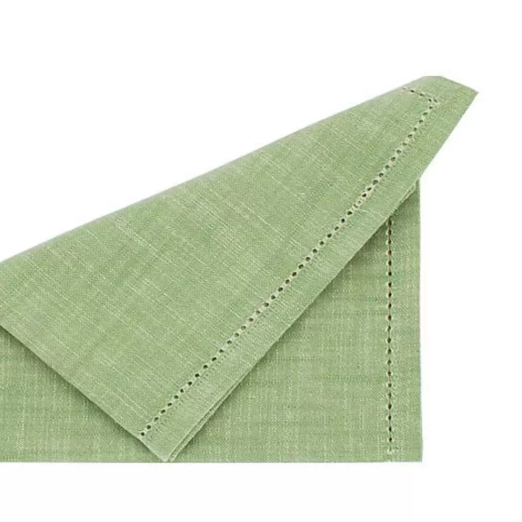 Chambray Olive Set of 4 Napkins