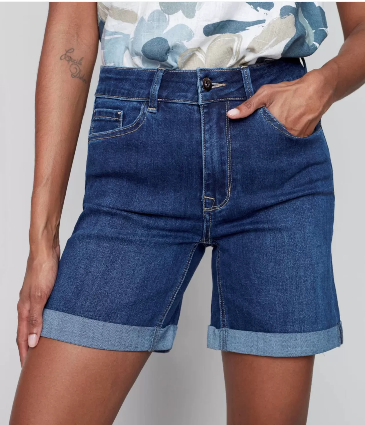 Charlie B Denim Shorts