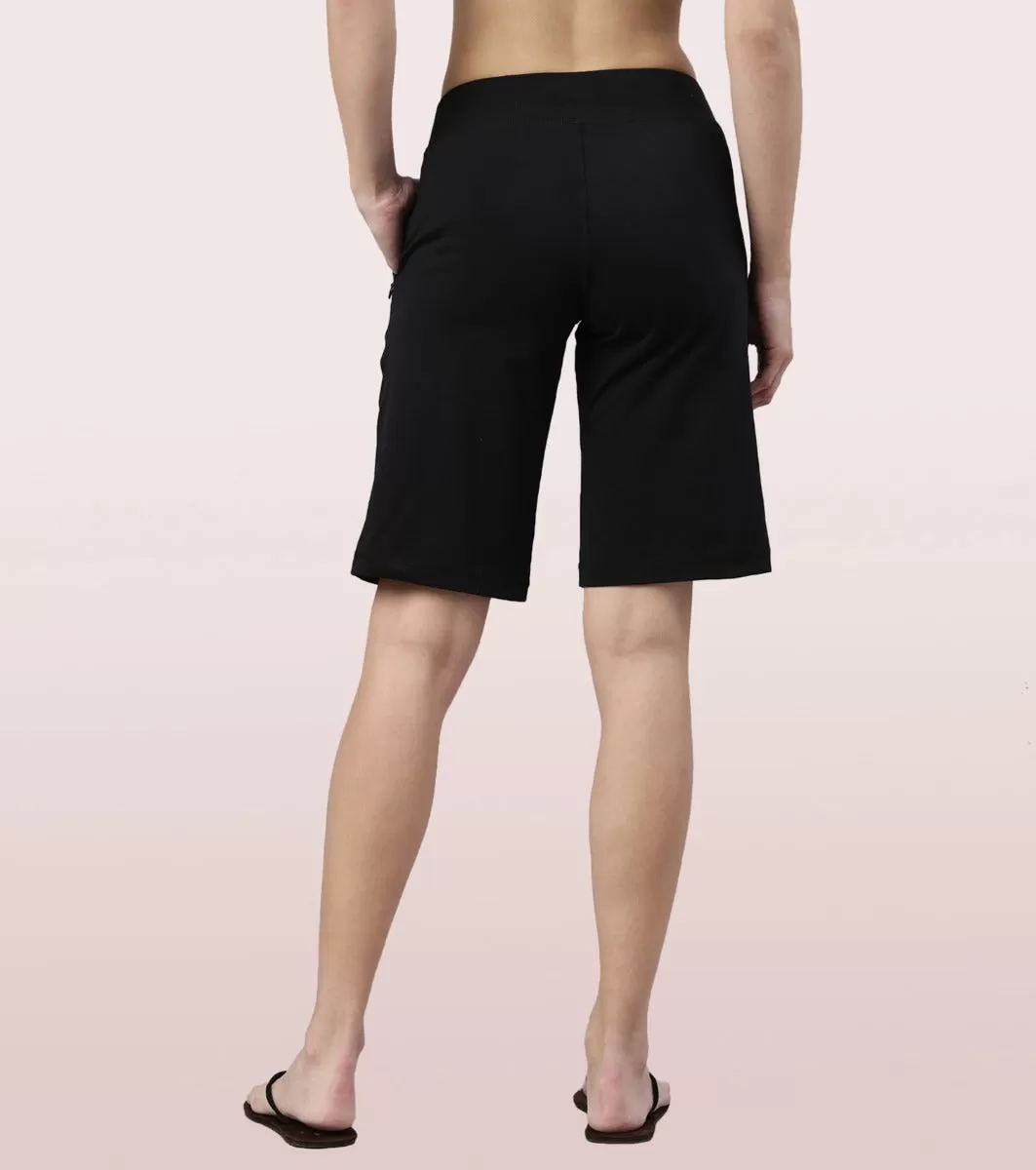 City Shorts | Cotton Knee Length Shorts