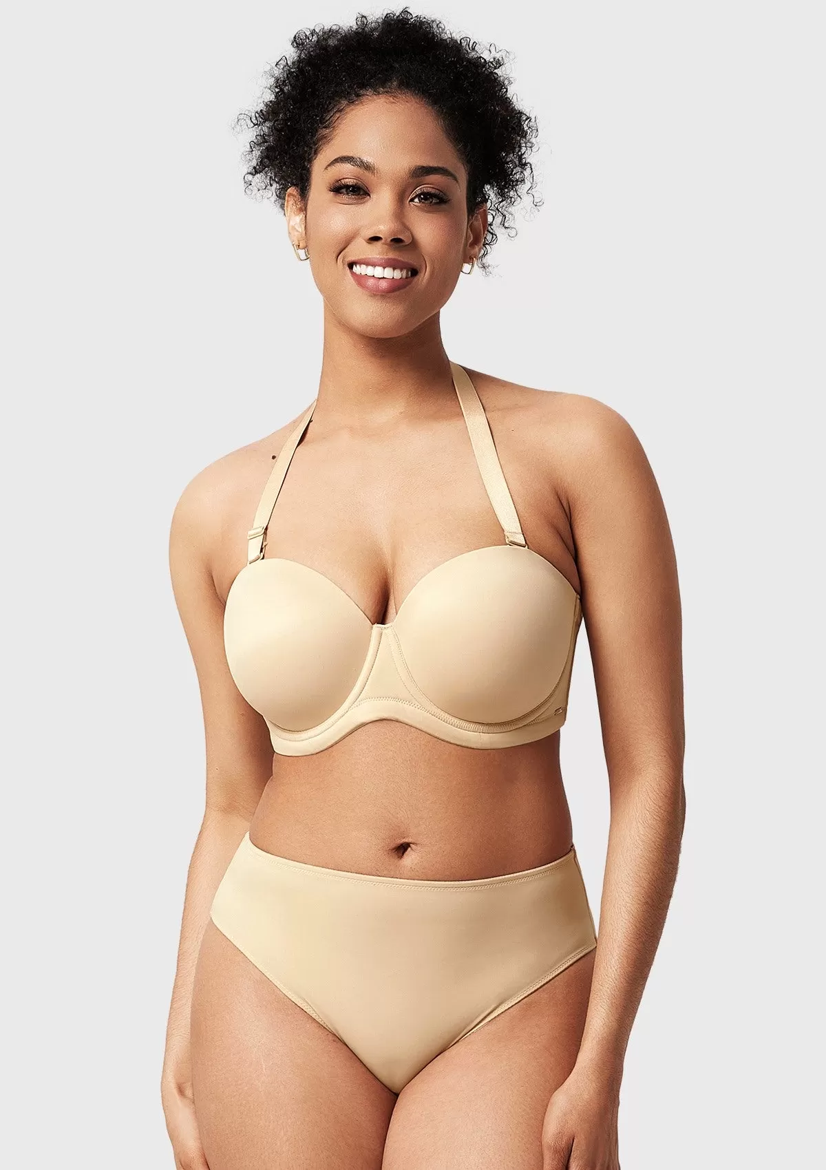 Classic Comfort Multiway Lightly Padded Underwire Strapless Bra