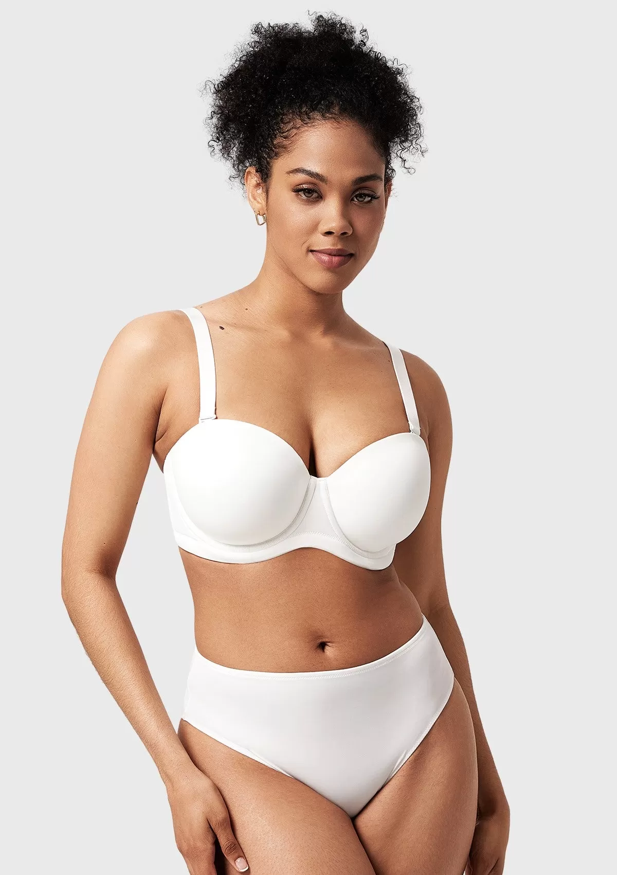 Classic Comfort Multiway Lightly Padded Underwire Strapless Bra