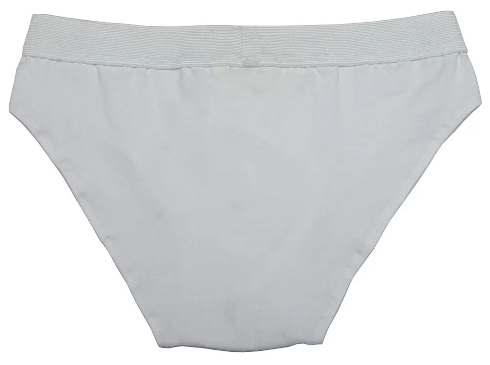 {Clearance Stock} Organic Bamboo Jersey Brief in White