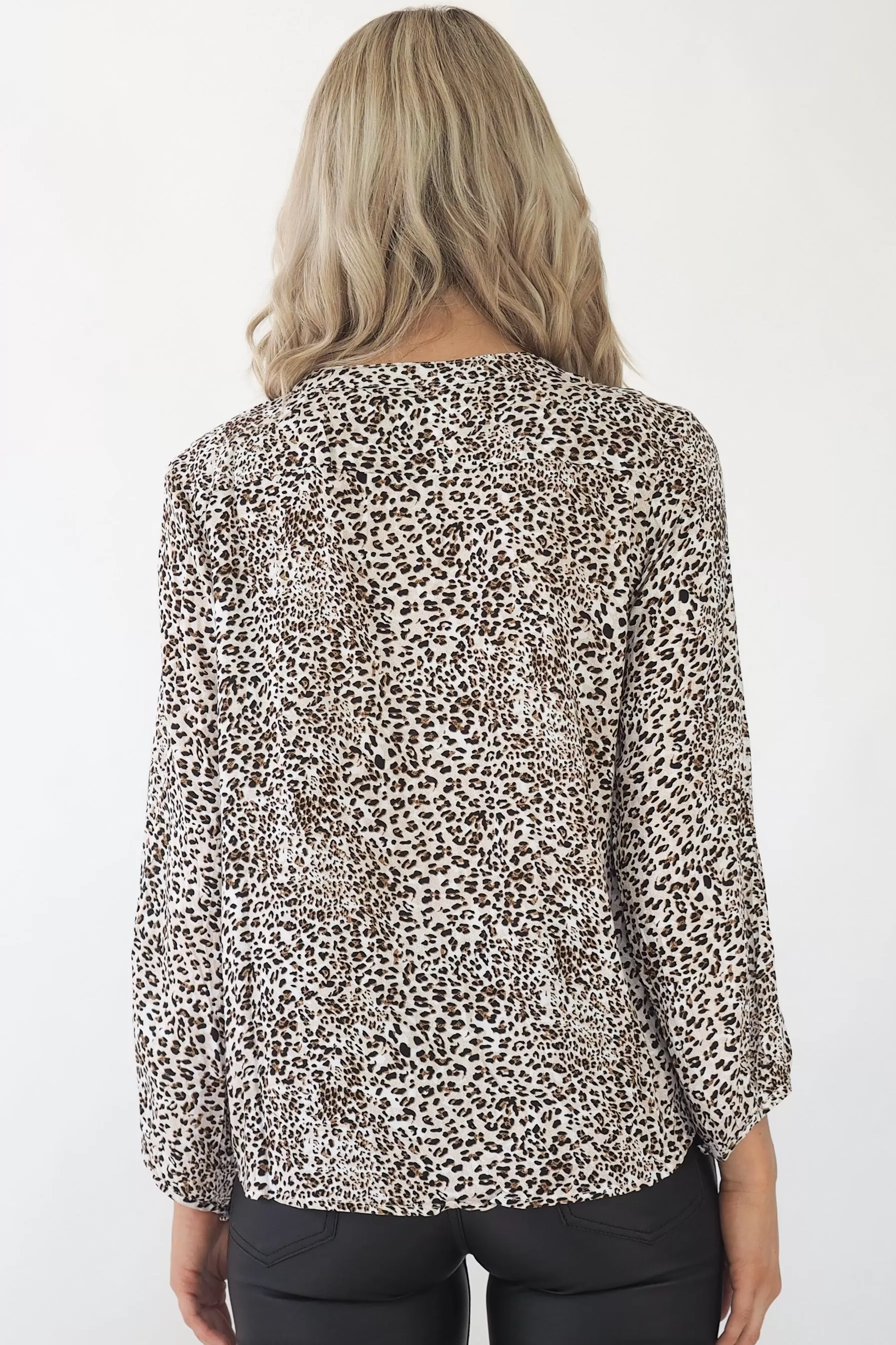 Clementine Snow leopard Top