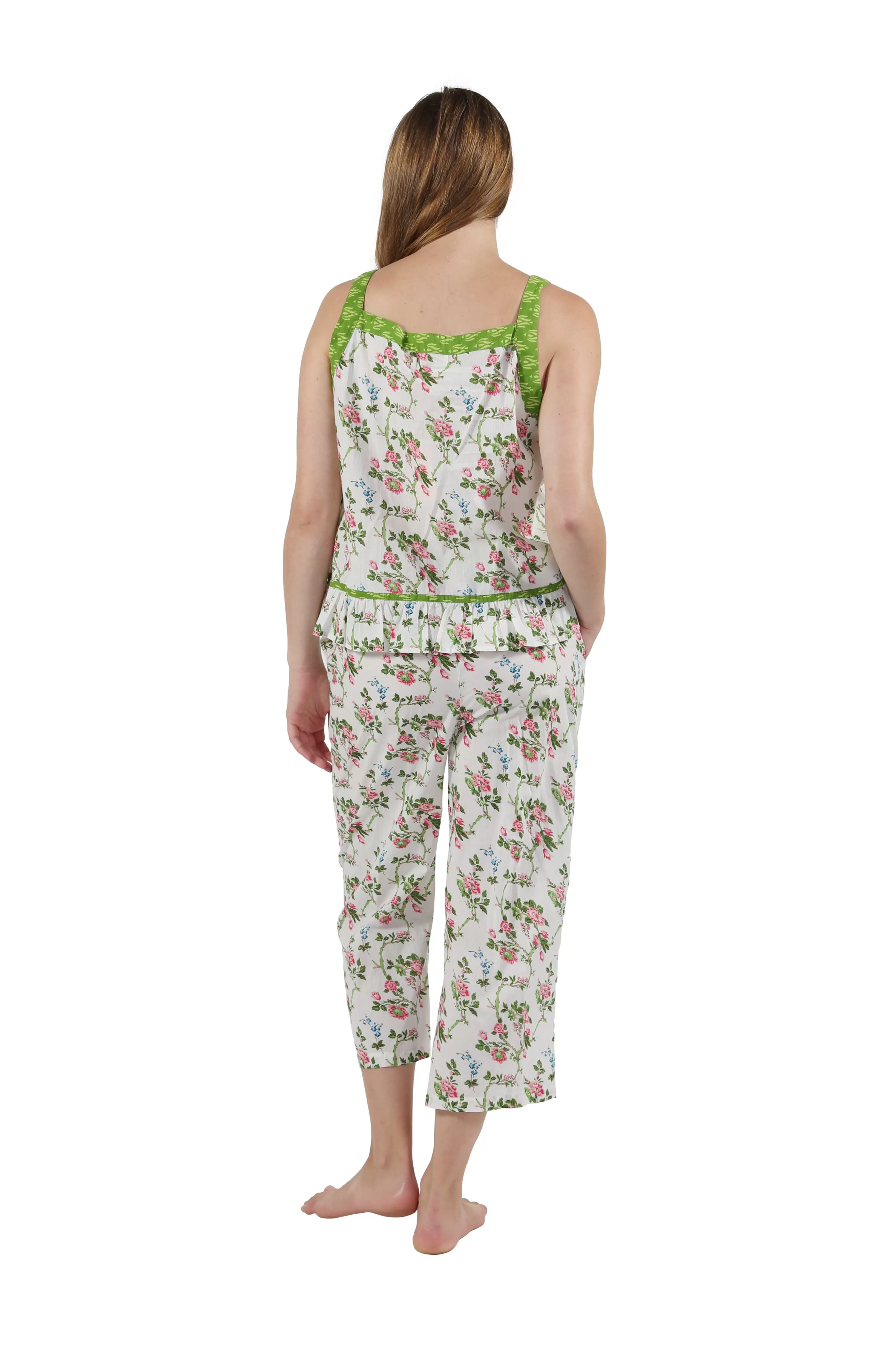 Climbing Roses Sleeveless Cotton PJ