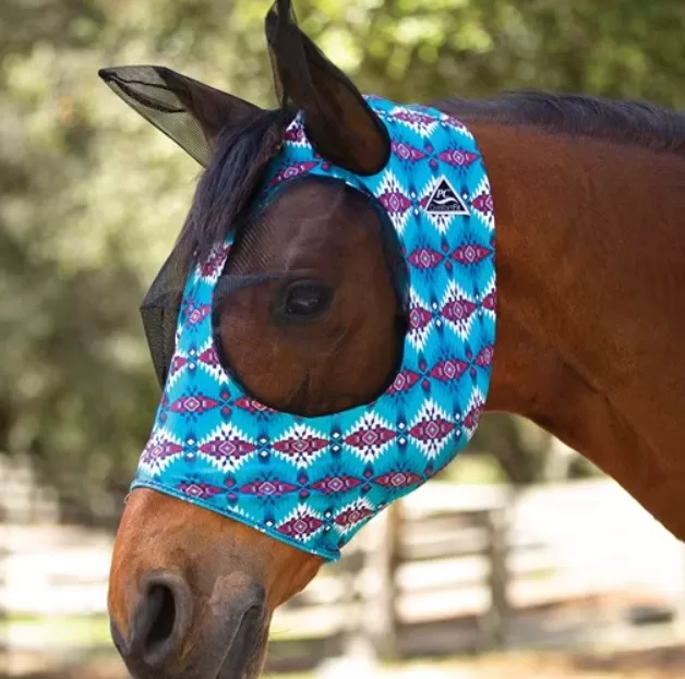 COMFORT LYCRA FLY MASK - AVERAGE HORSE