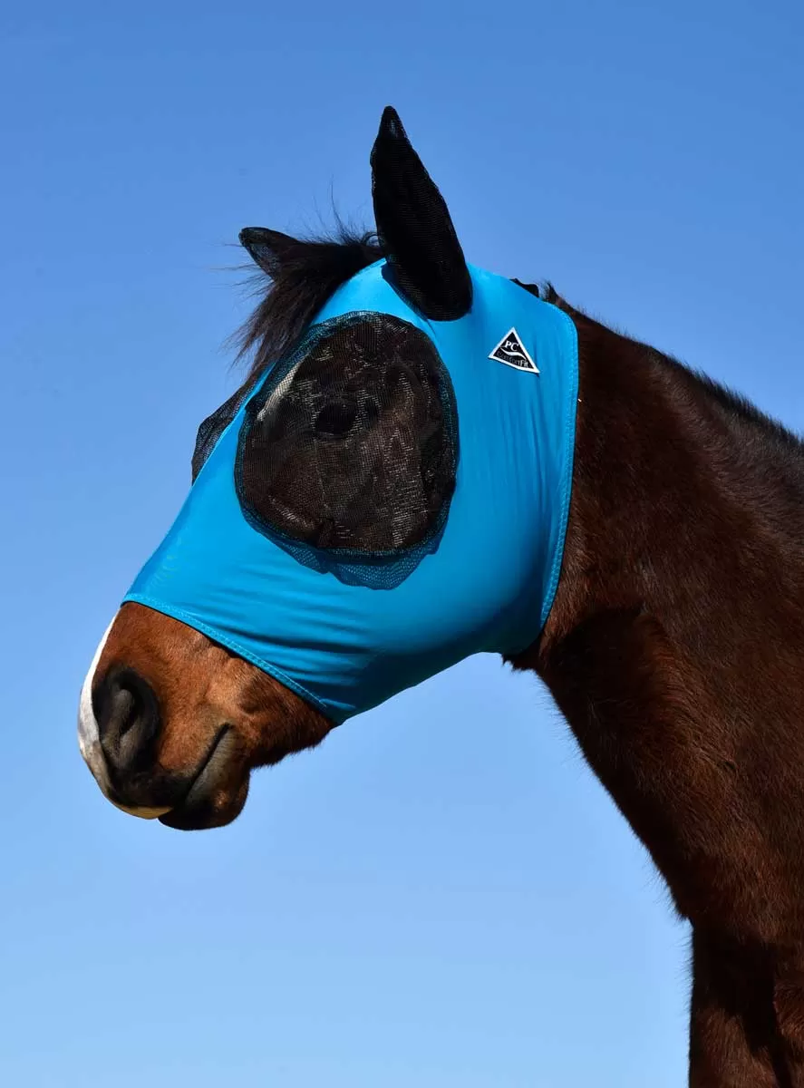 COMFORT LYCRA FLY MASK - AVERAGE HORSE