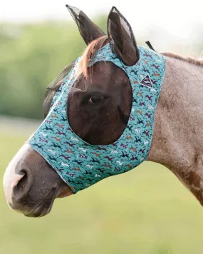 COMFORT LYCRA FLY MASK - AVERAGE HORSE