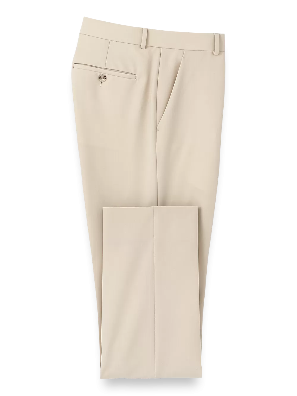 Comfort Stretch Travel Pants - Cream