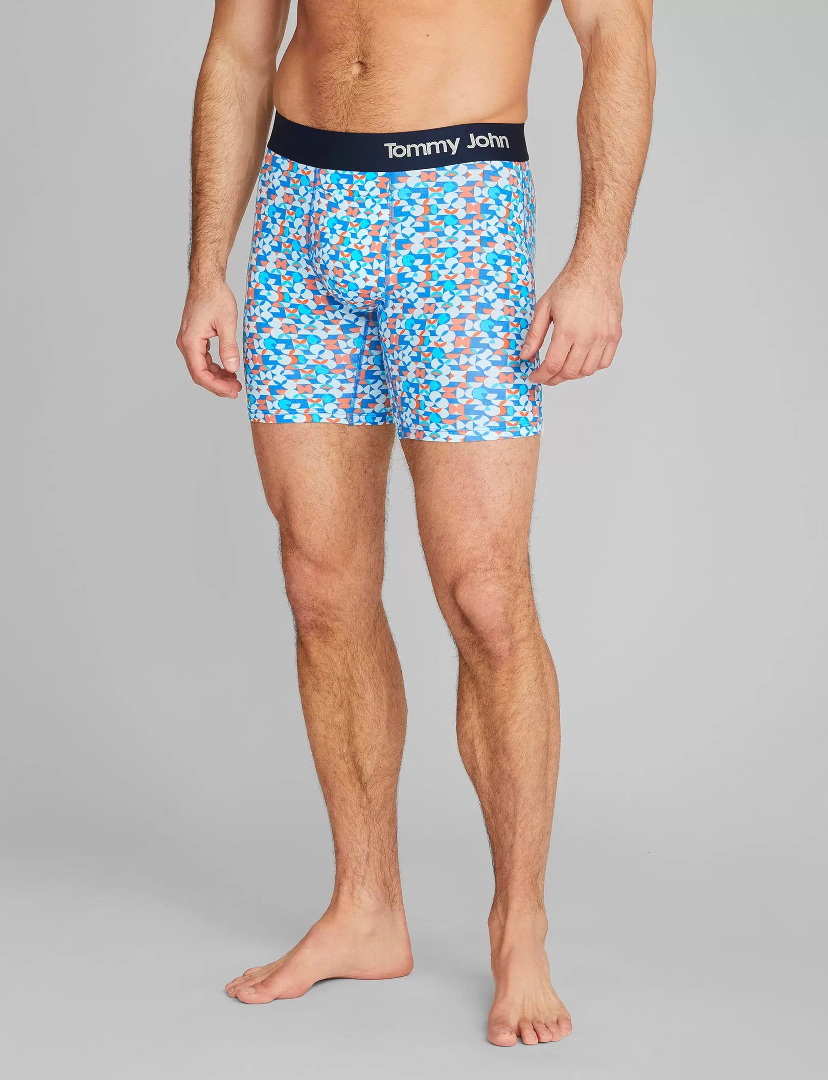 Cool Cotton Mid-Length Boxer Brief 6"