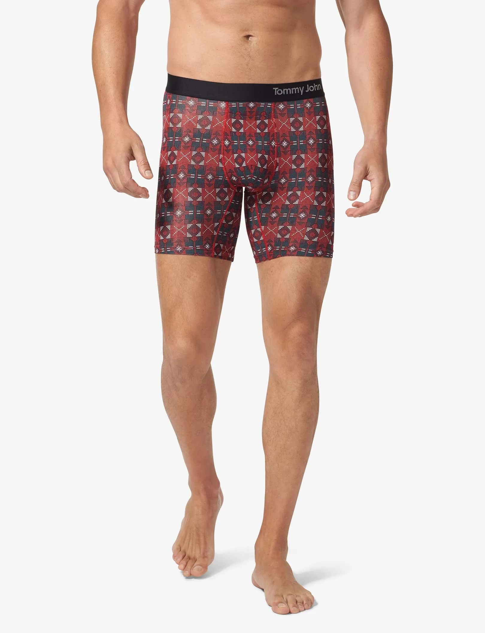 Cool Cotton Mid-Length Boxer Brief 6"