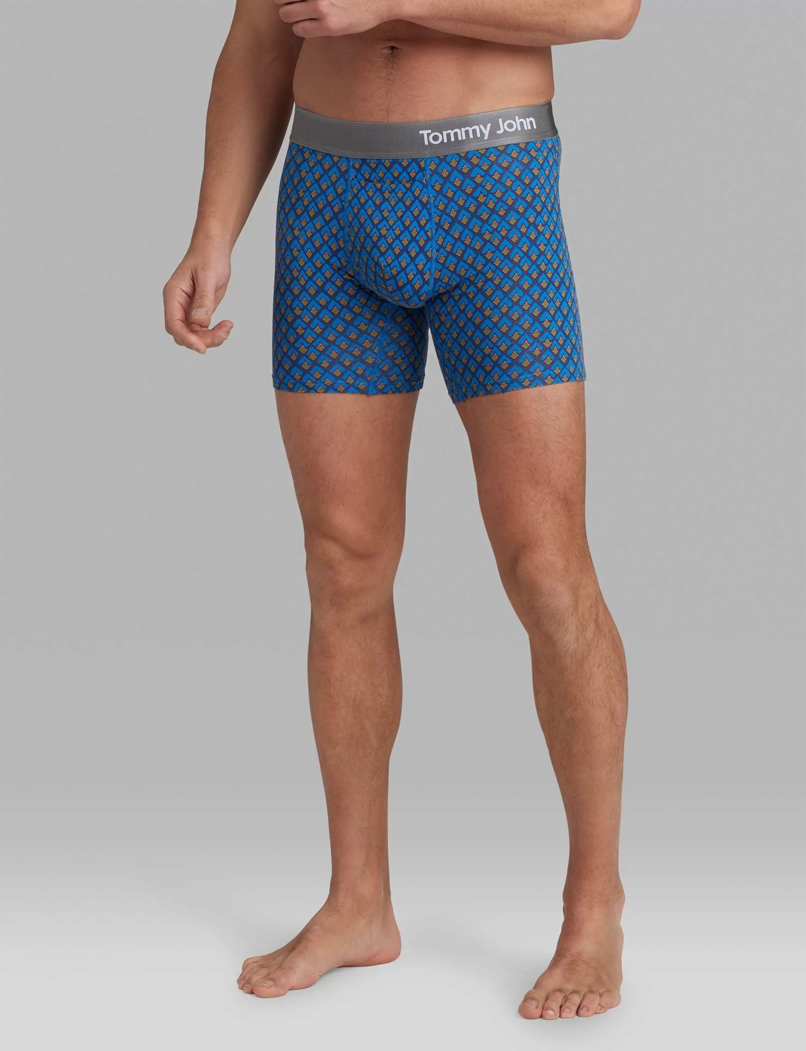 Cool Cotton Mid-Length Boxer Brief 6"