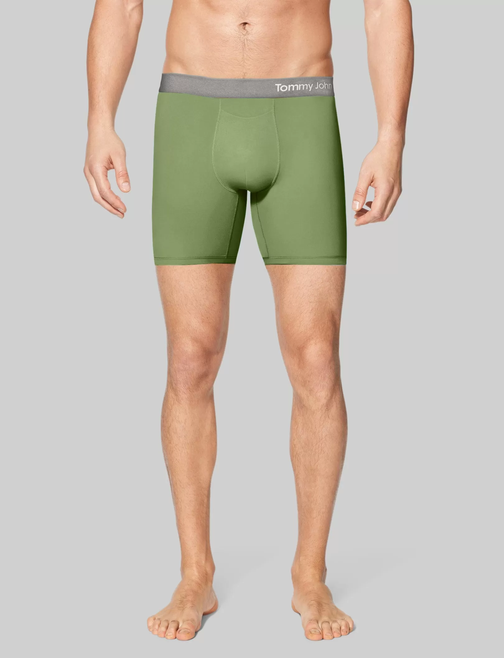 Cool Cotton Mid-Length Boxer Brief 6"