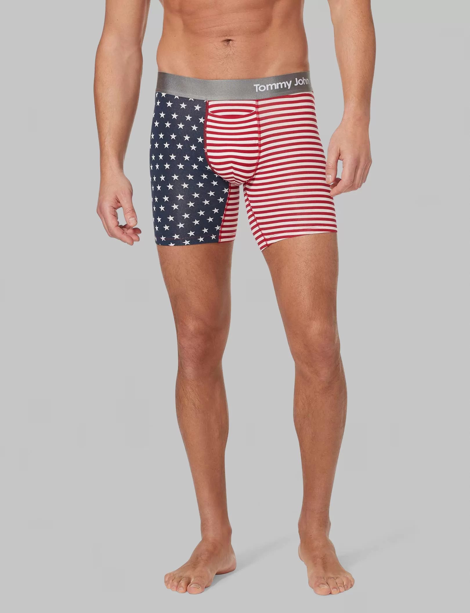 Cool Cotton Mid-Length Boxer Brief 6"