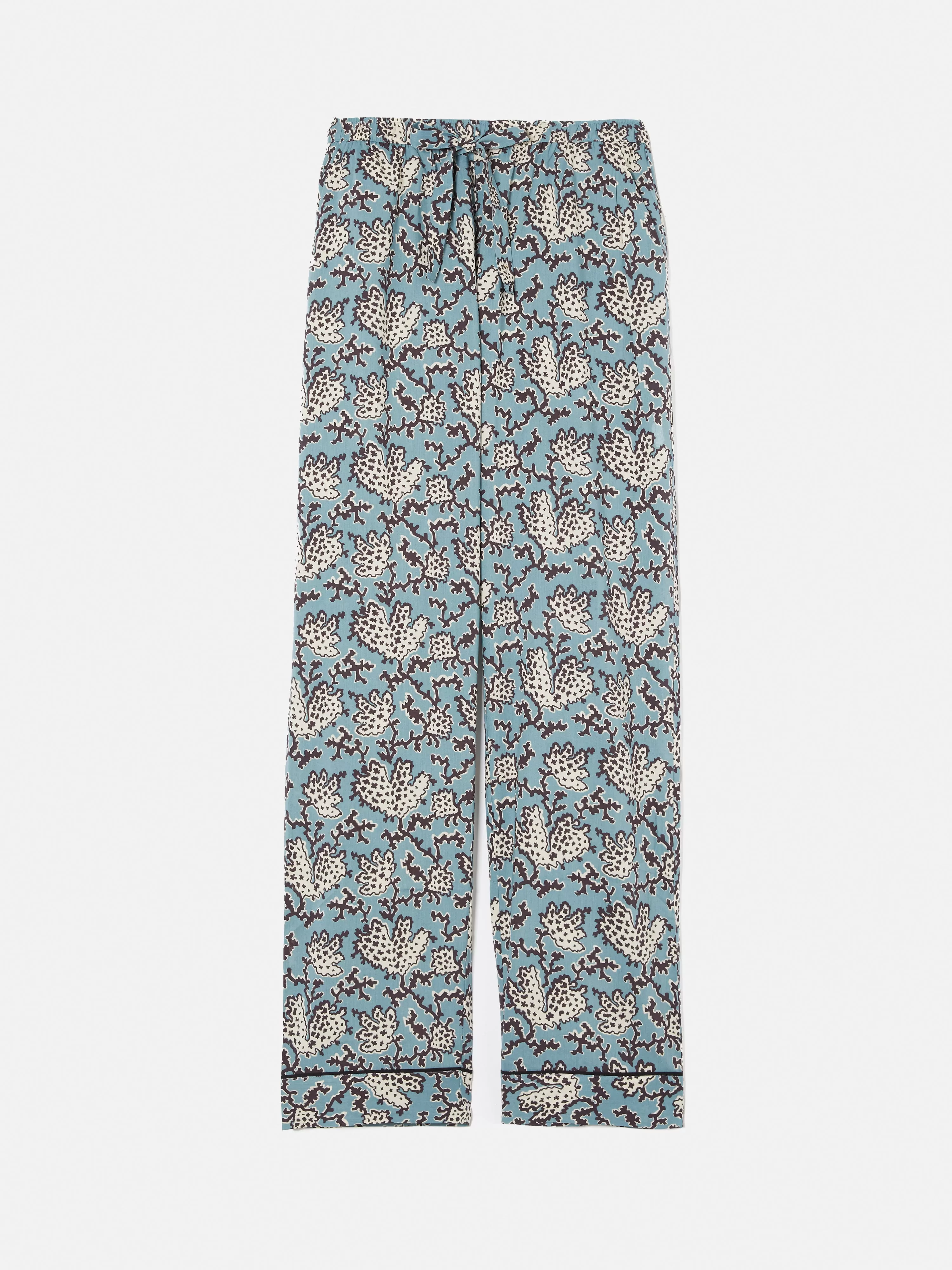 Coral Print Pyjama | Blue