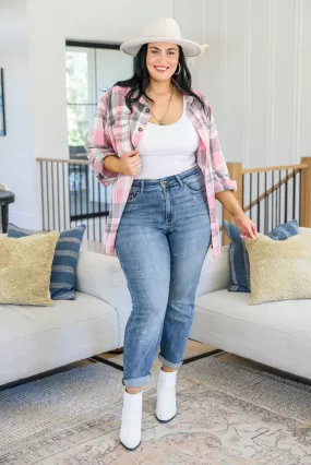 Corey Hi Rise Bleach Splash Boyfriend Jeans-- Use the code SPRINGJB for 20% off!