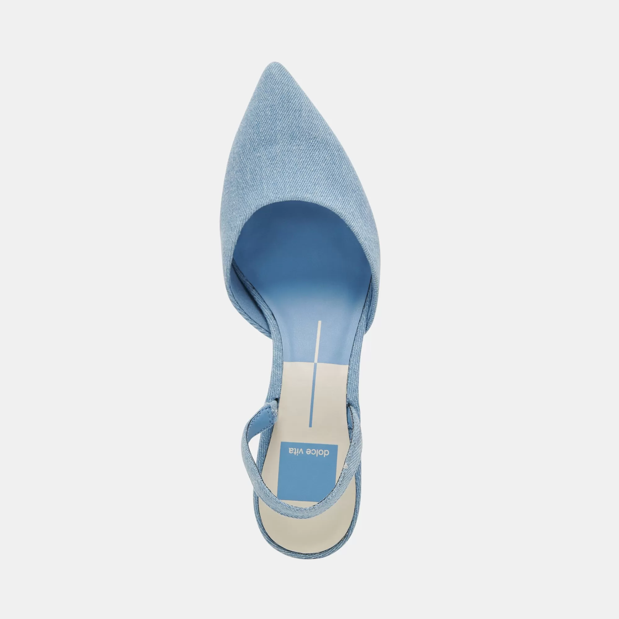 CORSA HEELS BLUE DENIM