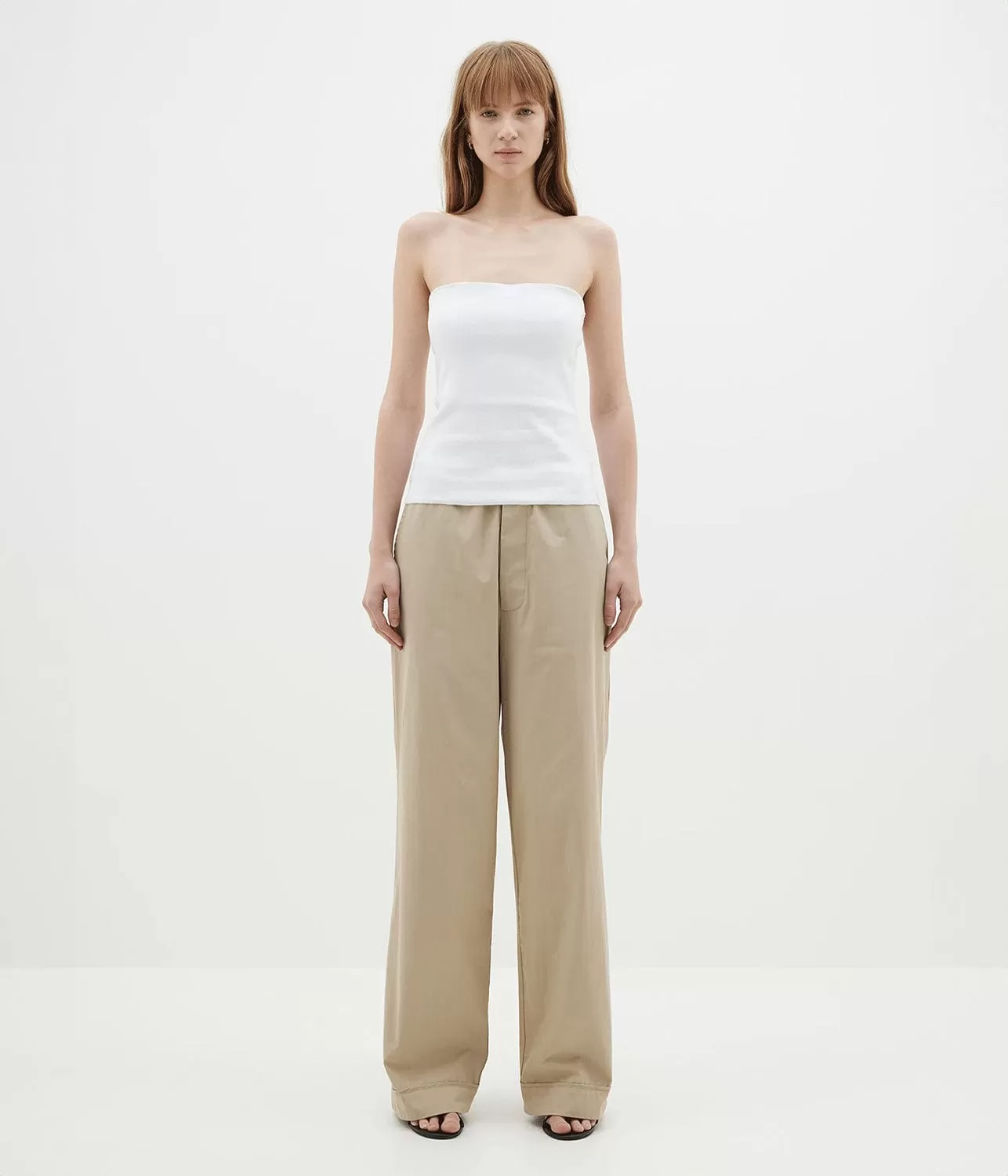 COTTON SUMMER PANT- TAN